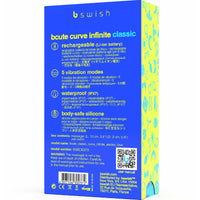 B Swish Bcute Curve Infinite Classic G-pont-vibrátor, kék