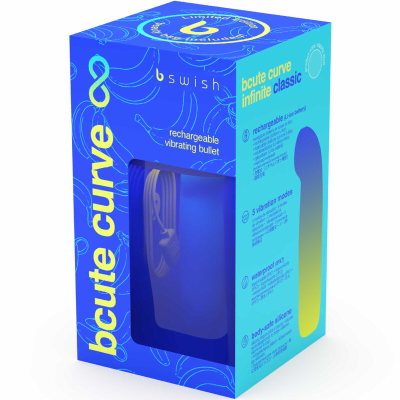 B Swish Bcute Curve Infinite limitált G-pont-vibrátor, kék