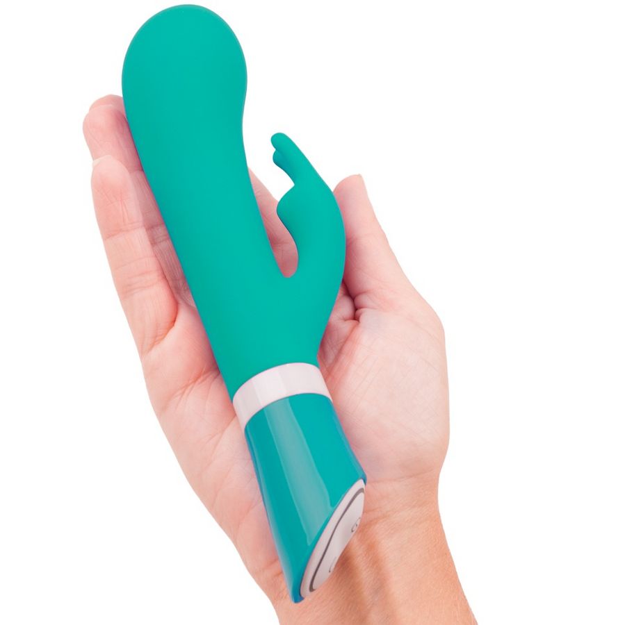 B Swish Bwild Deluxe nyuszis vibrátor, Jádezöld