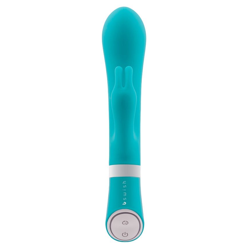 B Swish Bwild Deluxe nyuszis vibrátor, Jádezöld