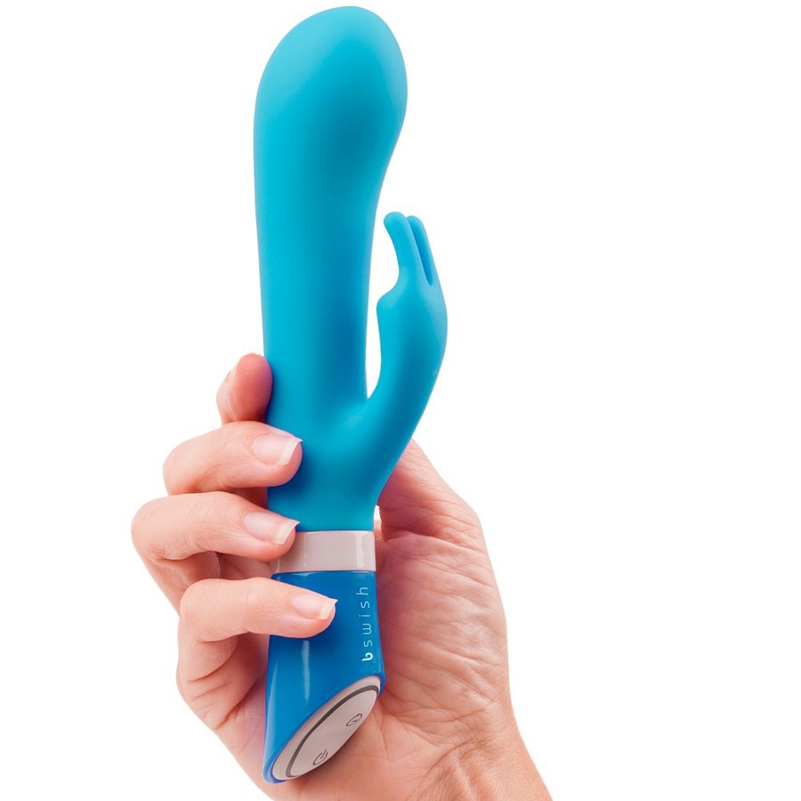 B Swish Bwild Deluxe nyuszis vibrátor, Kék