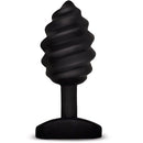 G-Vibe Gplug Twist csavart vibrációs análdugó, fekete
