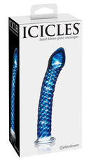 Icicles No. 29 kézzel fúját üvegdildó – 1. kép