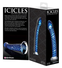 Icicles No. 29 kézzel fúját üvegdildó – 2. kép