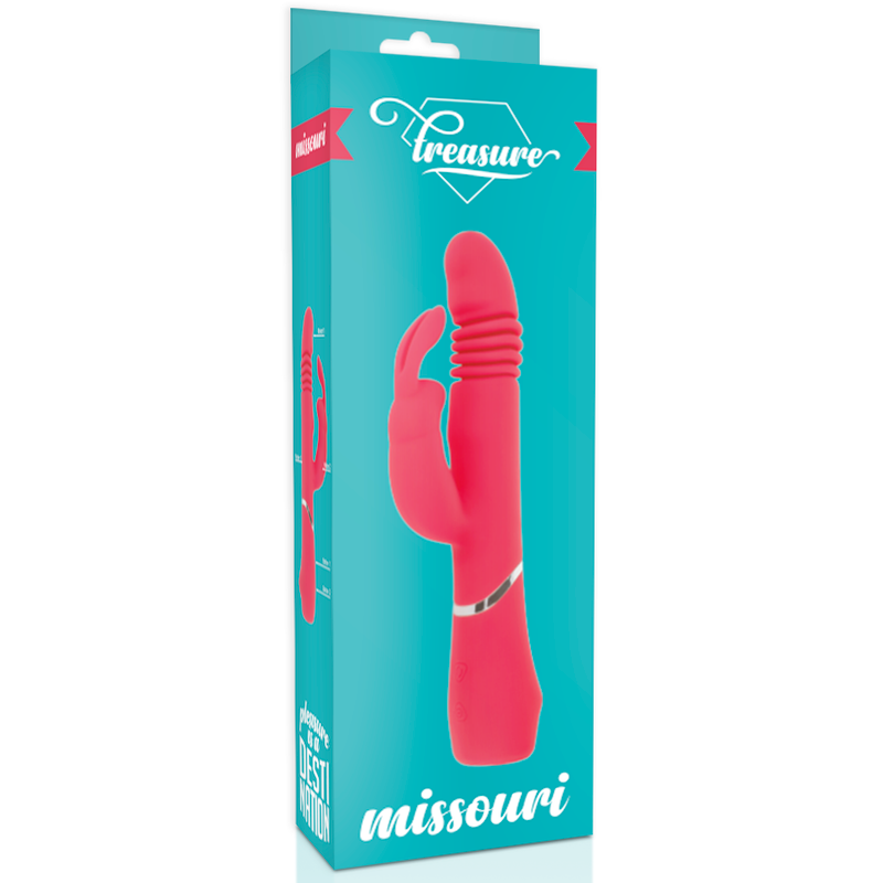 Treasure Missouri lökő nyuszis vibrátor – rózsaszín (8)