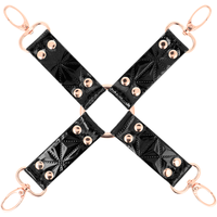 Begme műbőr kéz-láb összekötő (hogtie) – Fekete