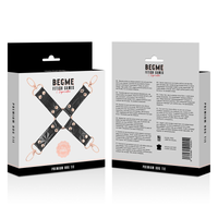 Begme műbőr kéz-láb összekötő (hogtie) – Fekete (5)