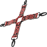 Begme műbőr kéz-láb összekötő (hogtie) – Piros (8)