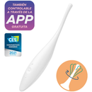 Satisfyer Twirling Joy applikációs csiklóvibrátor – fehér