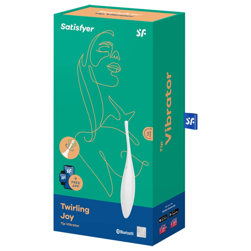 Satisfyer Twirling Joy applikációs csiklóvibrátor – fehér (4)