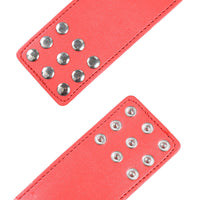 OhMama Fetish patentos kézbilincs – piros (5)