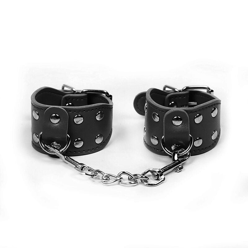 OhMama Fetish mini kézbilincs fém részletekkel