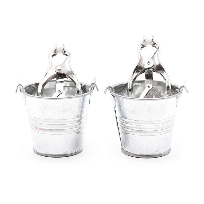 OhMama Fetish Buckets fém mellbimbócsipesz