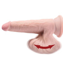 King Cock Plus 3D lengő herés élethű dildó (3)