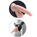 King Cock Plus 3D lengő herés élethű dildó (4)