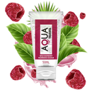 Aqua Travel ízesített vízbázisú síkosító – Erdei málna, 50 ml (3)