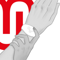 WatchMe távirányító óra vibrátorokhoz – hófehér (7)