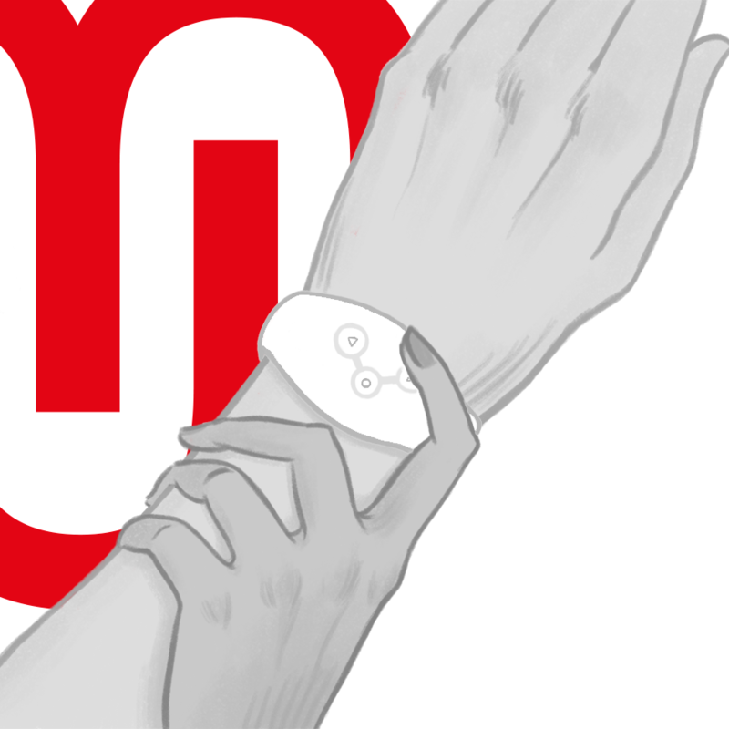 WatchMe távirányító óra vibrátorokhoz – hófehér (7)