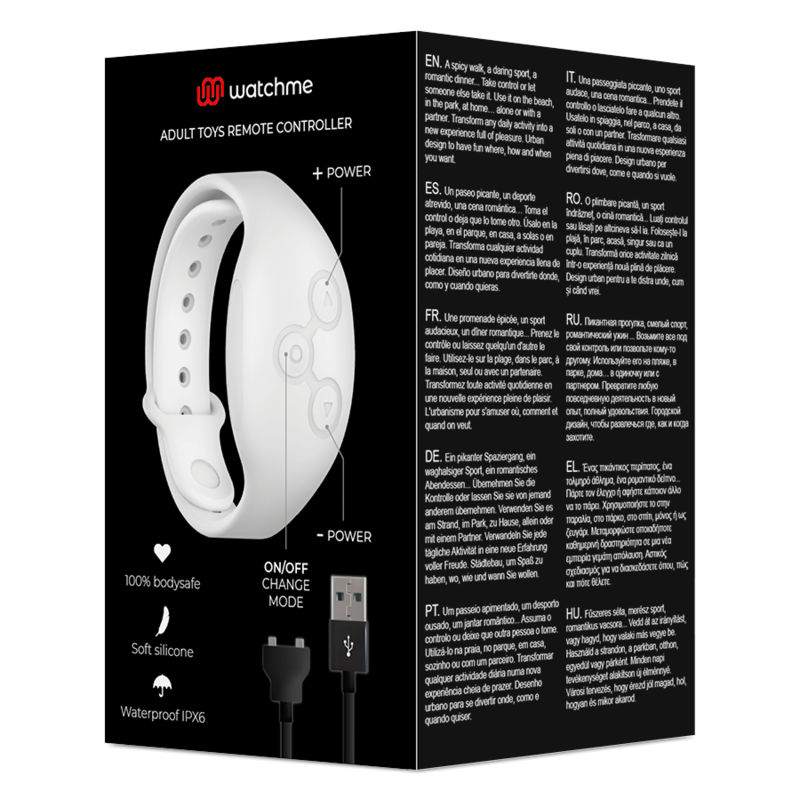 WatchMe távirányító óra vibrátorokhoz – fekete-réz (12)