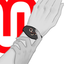 WatchMe távirányító óra vibrátorokhoz – fekete-réz (8)