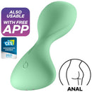 Satisfyer Trendsetter applikációs vibrációs análdugó – zöld