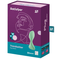 Satisfyer Trendsetter applikációs vibrációs análdugó – zöld (4)