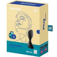 Satisfyer Trendsetter applikációs vibrációs análdugó – fekete (4)
