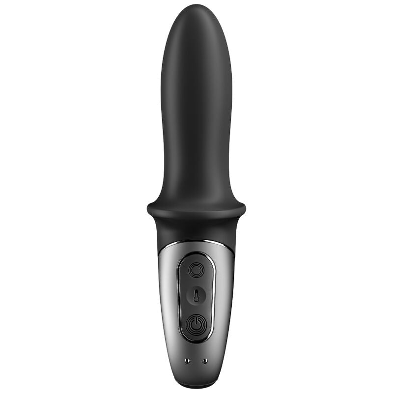 Satisfyer Hot Passion melegítős applikációs análvibrátor – fekete (3)
