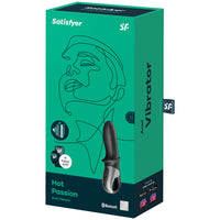 Satisfyer Hot Passion melegítős applikációs análvibrátor – fekete (4)