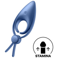 Satisfyer Sniper dupla vibrációs péniszgyűrű – kék