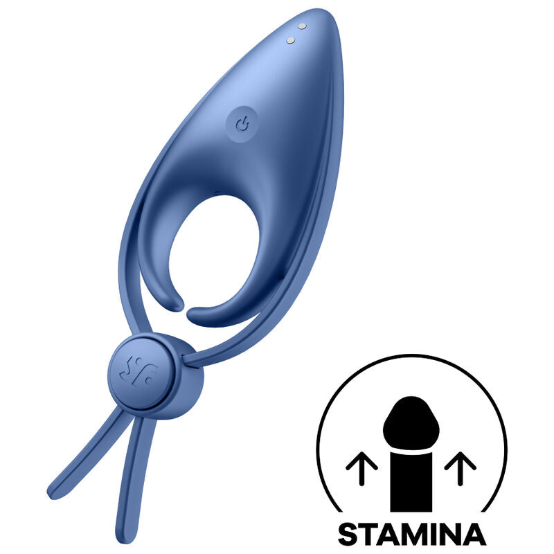 Satisfyer Sniper dupla vibrációs péniszgyűrű – kék