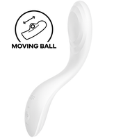 Satisfyer Rrrolling Pleasure golyós G-pont-vibrátor – fehér