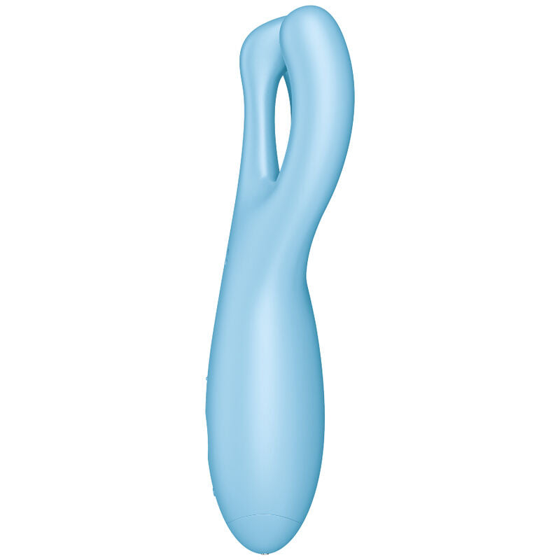 Satisfyer Threesome 4 applikációs csiklóvibrátor – kék (3)