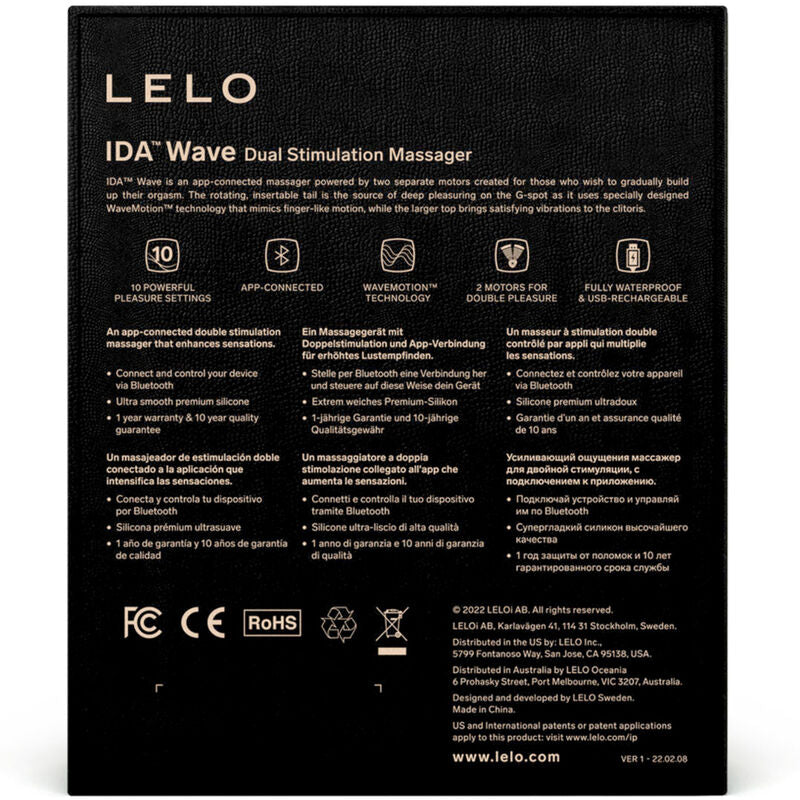 LELO Ida Wave applikációs párvibrátor – fekete (5)