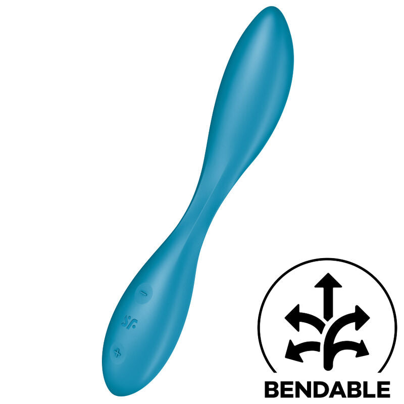 Satisfyer G-Spot Flex 1 hajlítható G-pont-vibrátor – kék (3)