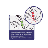 Joyballs Secret Double dupla gésagolyó – Fekete, 2. kép