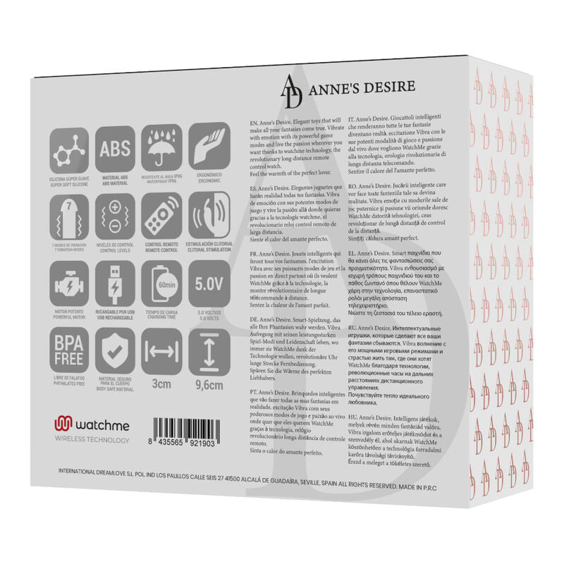 Anne's Desire Panty Secret távirányítós bugyivibrátor – fekete (14)