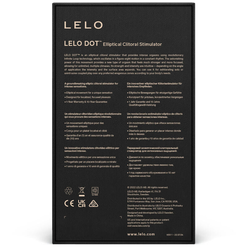 LELO Dot elliptikus csiklóvibrátor – lila (2)
