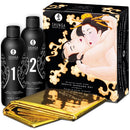 Shunga Oriental Body-to-Body masszázsgél – 2 × 250 ml – Dinnye-mangó (4)