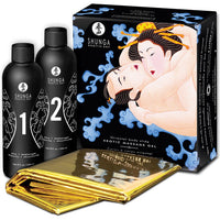 Shunga Oriental Body-to-Body masszázsgél – 2 × 250 ml – Egzotikus gyümölcs