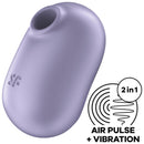Satisfyer Pro To Go 2 léghullámos csiklóizgató – Lila