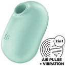 Satisfyer Pro To Go 2 léghullámos csiklóizgató – Zöld