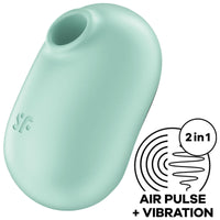 Satisfyer Pro To Go 2 léghullámos csiklóizgató – Zöld