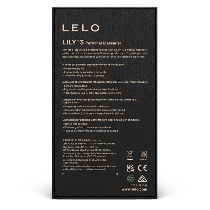 LELO Lily 3 mini csiklóvibrátor – Vízzöld, 4. kép