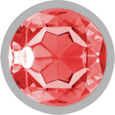Intense kristályköves alumínium análdugó – piros, L (3)
