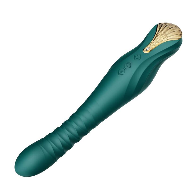 Zalo King Thruster applikációs lökő vibrátor – zöld (3)