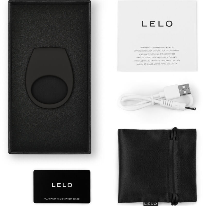 LELO Tor 3 applikációs vibrációs péniszgyűrű – fekete (3)
