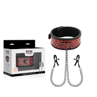 Begme Red Edition nyakörv mellbimbócsipesszel – piros (2)
