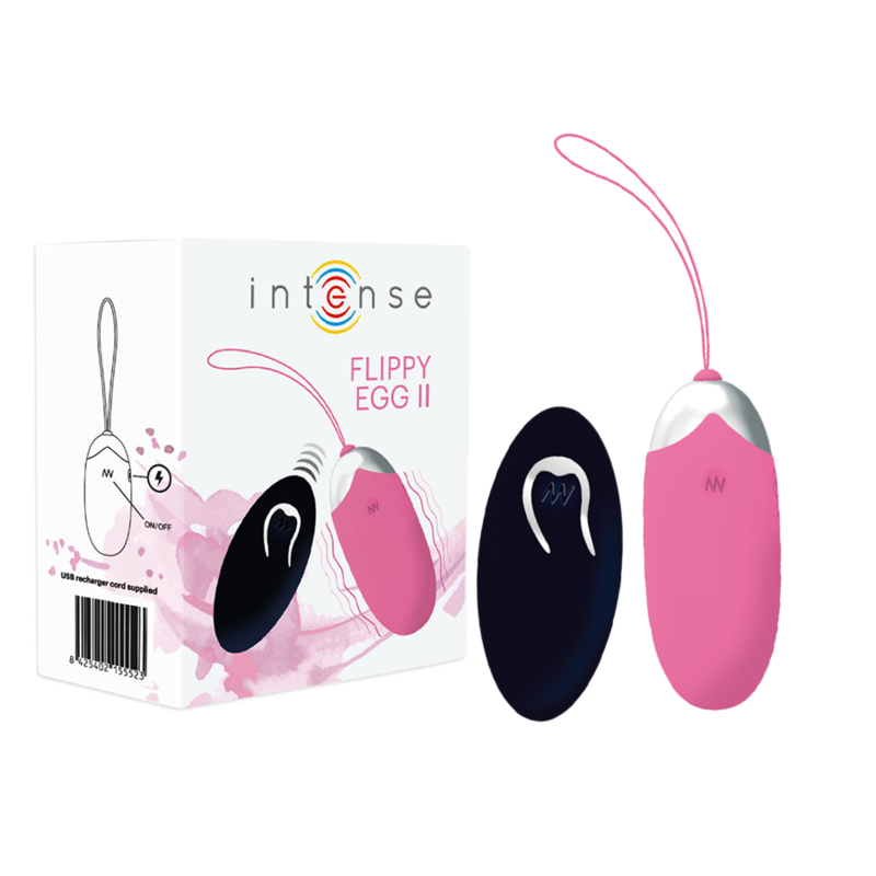 Intense Flippy II tölthető, távirányítós vibrotojás – rózsaszín
