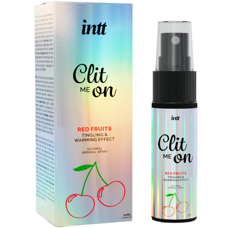INTT Clit Me On csiklóizgató spray – piros gyümölcs